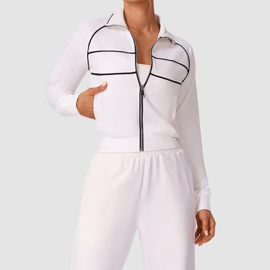 Wholesale color-blocked turtleneck sweatshirts | Wonderxfans bulk activewear