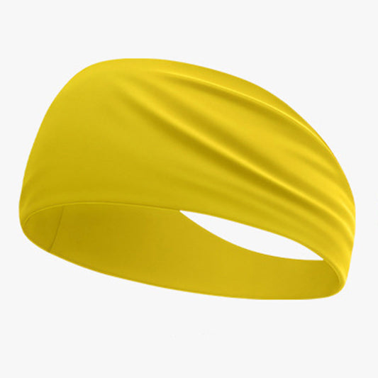 Quick-dry wide elastic sweat-absorbent sports headband