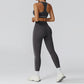 Racerback Sports Bra + high waist leggings 2-piece set