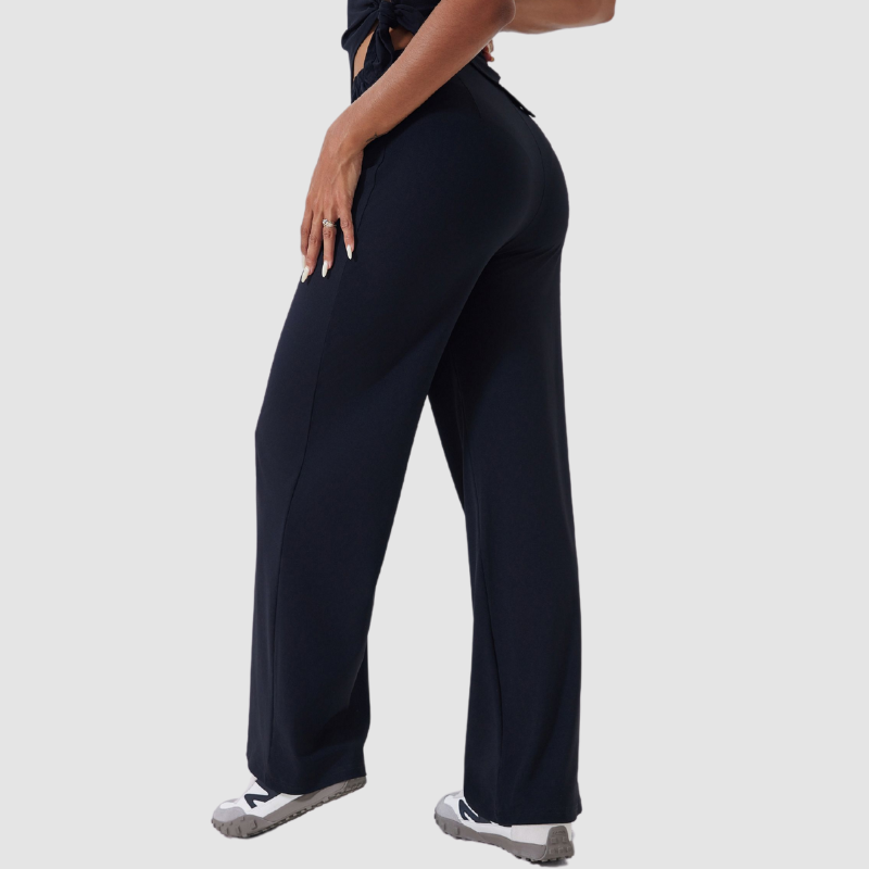 Wholesale High Waisted Straight Leg Yoga Pants