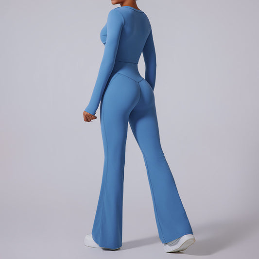 Wholesale cross long sleeve sports crop | Wonderxfans bulk activewear