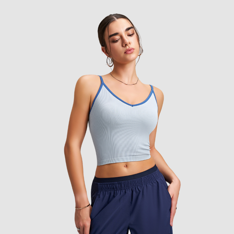 Wholesale Halter racerback yoga tank top | Wonderxfans bulk activewear