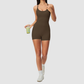 Wholesale Women's Seamless Tank & Biker Shorts Yoga Set