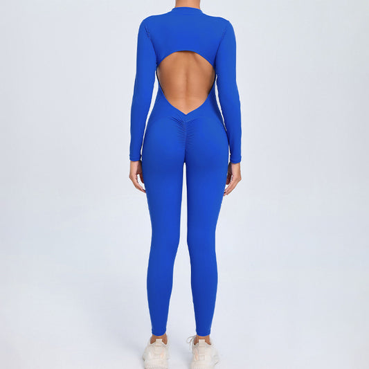 Wholesale backless half zipper long sleeve | Wonderxfans bulk activewear