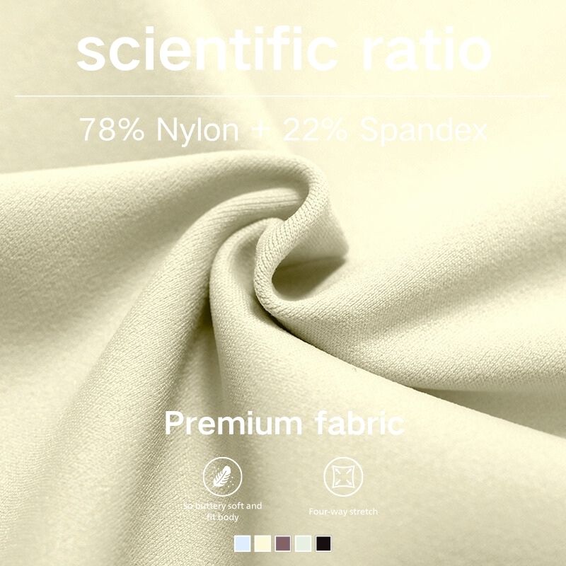 Slim-fit stand-up collar short-sleeved top