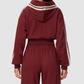 Wholesale Women's Thick hooded sports guard Zip Up Hoodie Jacket