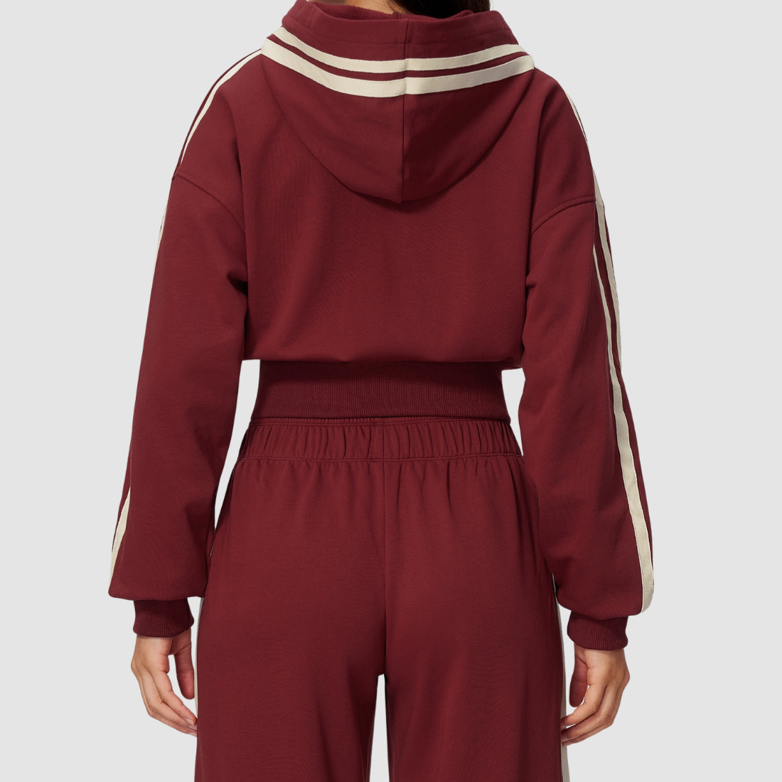 Wholesale Women's Thick hooded sports guard Zip Up Hoodie Jacket