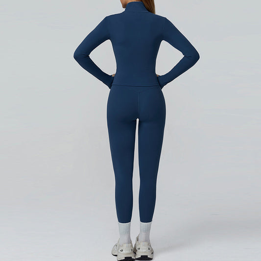 Wholesale Racerback Sports Bra + Jacket | Wonderxfans bulk activewear
