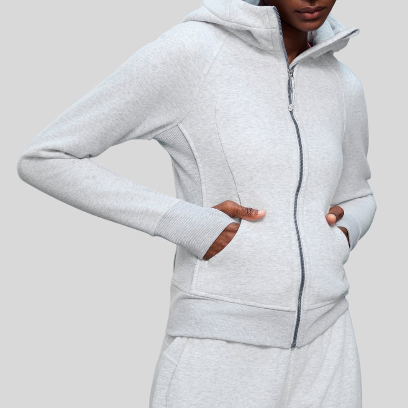 Hooded Zip-Up Fleece Jacket