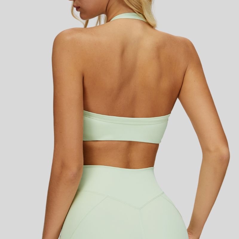 Removable padding sports bra