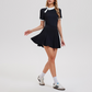 Wholesale Women's Lapel Golf Polo Shirt Outdoor Casual Running Sports Fitness Set