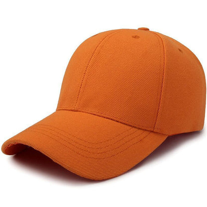 Adjustable solid color light plate baseball cap peaked cap