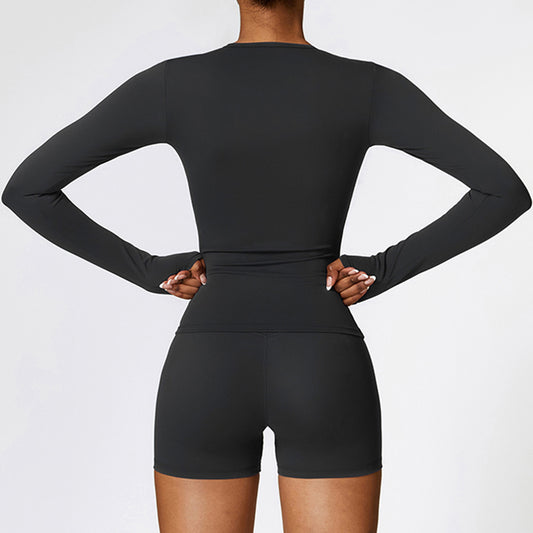 Wholesale Yoga running sports long sleeve | Wonderxfans bulk activewear