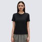 Wholesale yoga short sleeve tee quick | Wonderxfans bulk activewear