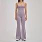 Wholesale Cross Back Tank Top+High Waist pant 2-piece Set