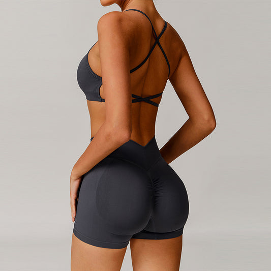 Wholesale Seamless back cross training bra | Wonderxfans bulk activewear