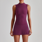 Wholesale Naked-Feel Yoga Set – Sleeveless Crop Top & High-Waist Shorts 2-Piece Activewear