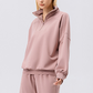 Wholesale Women's Half-Zip Pullover Sports Sweatshirt – Relaxed Fit Outdoor Running Jacket