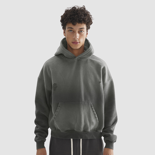 Wholesale Men Cropped Wide Fleece Double-Layer | Wonderxfans bulk activewear