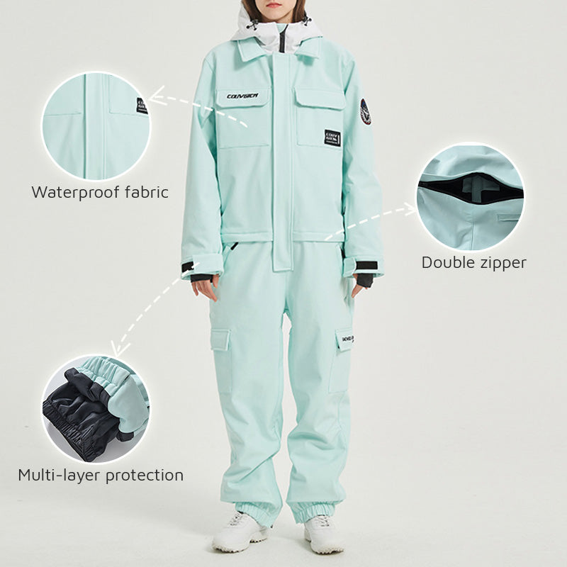 Unisex All-in-One Ski Suit