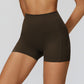 High-waisted hip-lifting tight-fitting sports shorts