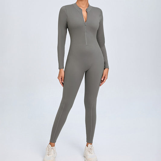 Wholesale backless half zipper long sleeve | Wonderxfans bulk activewear