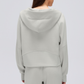 Wholesale Zip Up Hoodie Women's Cropped Hooded Sports Jacket