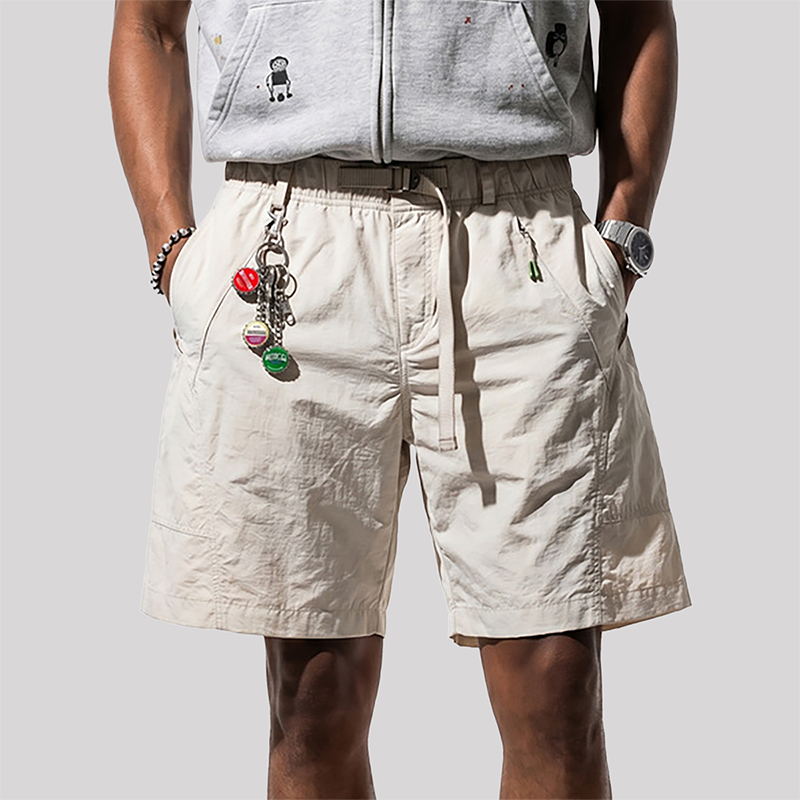 Wholesale Men's Outdoor Cargo Shorts – Retro Streetwear Casual Half Pants