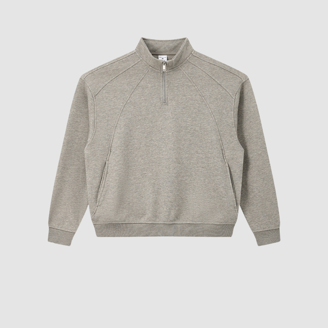 Wholesale Men’s Relaxed Half-Zip Polo Sweatshirt – Windproof Cotton Blend