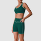 Wholesale Women's Pilates Sports Bra & High-Waist Shorts Set – Butt-Lifting Activewear