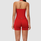 Wholesale Seamless Racerback Tank Top & High-Waist Biker Shorts Set – Quick-Dry Yoga 2-Piece