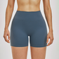 Wholesale women's solid color high-waisted shorts
