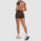 Wholesale Hip-High Halter-Neck Backless Jumpsuits | Wonderxfans bulk activewear