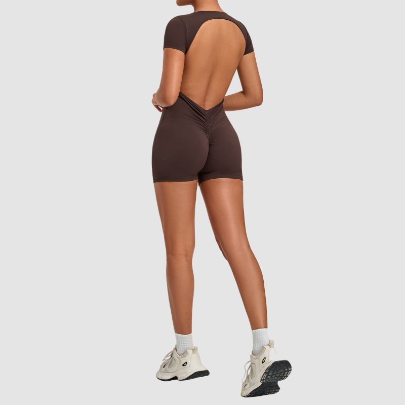 Wholesale Hip-High Halter-Neck Backless Jumpsuits | Wonderxfans bulk activewear