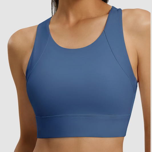 Wholesale racer shape back sports bra | Wonderxfans bulk activewear