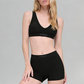 Wholesale strap bra+shorts+jacket 3-piece set