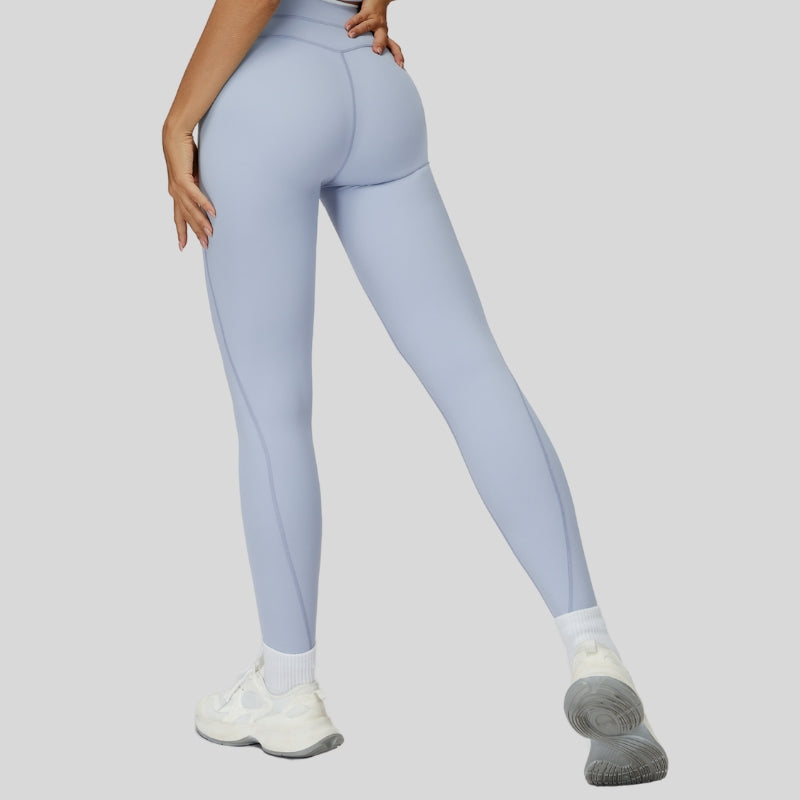 Contrast-colored sport leggings