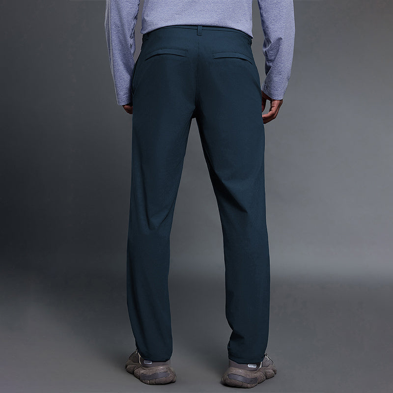 Men's Elastic Straight Leg Trousers