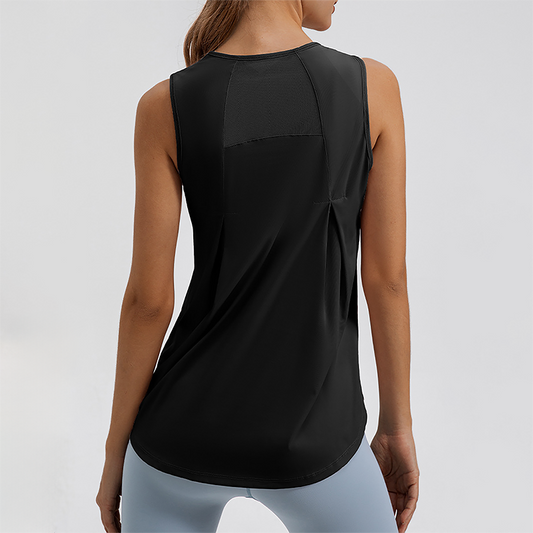 Women's Lightweight Cooling Yoga Tank Top Quick-Dry Athletic Cover-Up