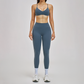 Wholesale Hanging neck bra+tight yoga legging 2-piece set