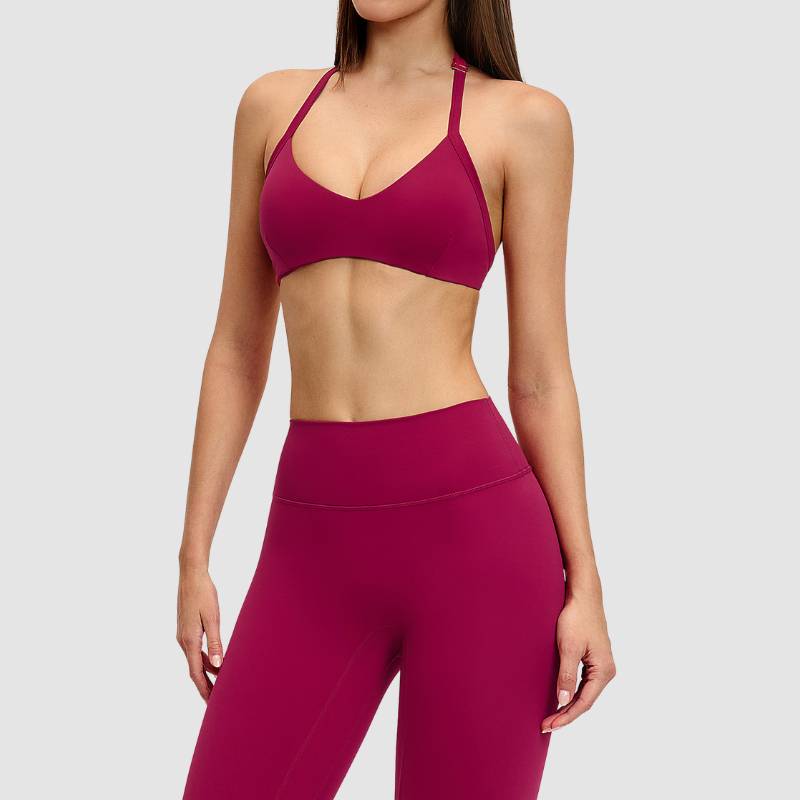 Wholesale Thin Shoulder Running Sports Bra | Wonderxfans bulk activewear