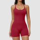 Wholesale cross back and hip lifting jumpsuit