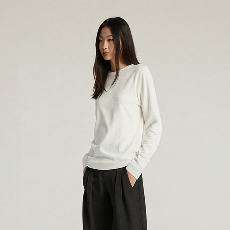 Loose buttoming shirt long-sleeved T-shirt