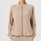 Women's Activewear Loose-Fit Long-Sleeve Yoga Training Outer Layer Jacket