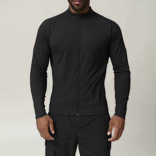 Wholesale Men's Zipper Front Stand Collar | Wonderxfans bulk activewear