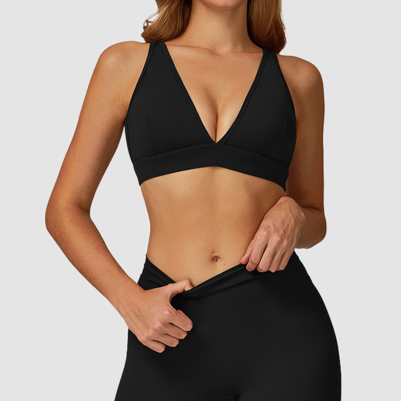 Wholesale Quick drying beautiful back sports running bra