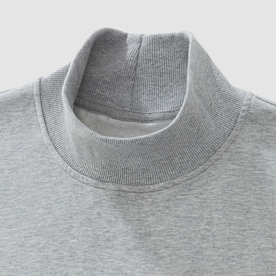 Wholesale Women’s Mock-Neck Boxy Sweatshirt – Relaxed Cotton Blend