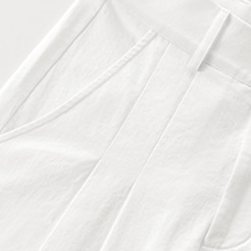 Wide-leg casual pants