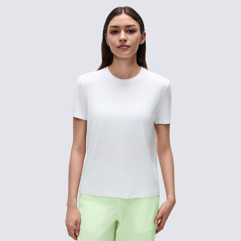 Wholesale yoga short sleeve tee quick | Wonderxfans bulk activewear