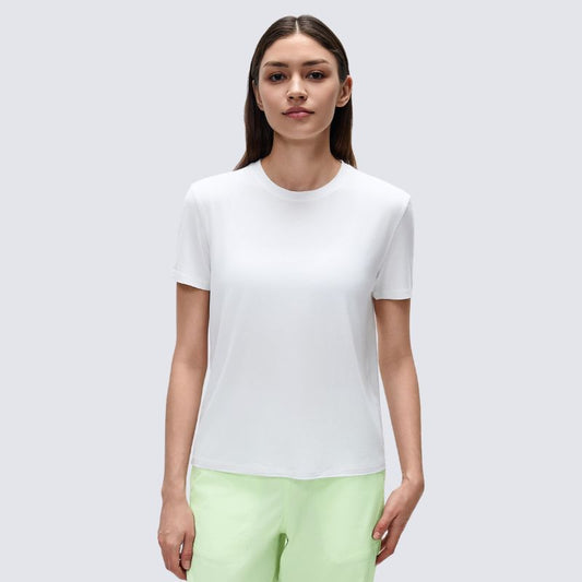 Wholesale yoga short sleeve tee quick | Wonderxfans bulk activewear